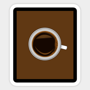 Coffee Black Drink Always Fits Sticker